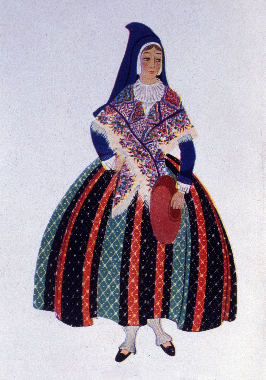 Traditional Bearn Maiden Costume by Unknown artist