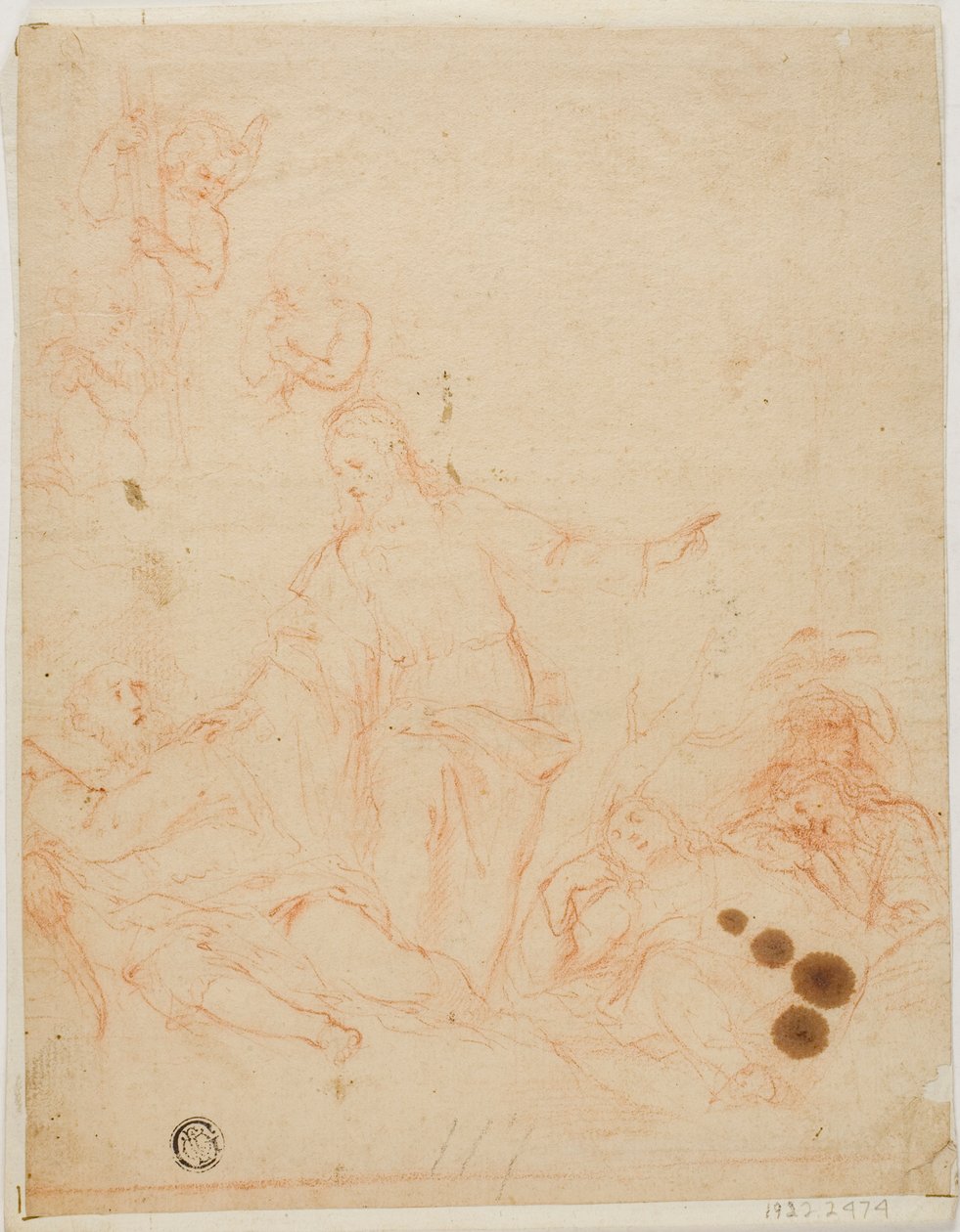 Christ Rebuking a Disciple in the Garden by Unknown Italian