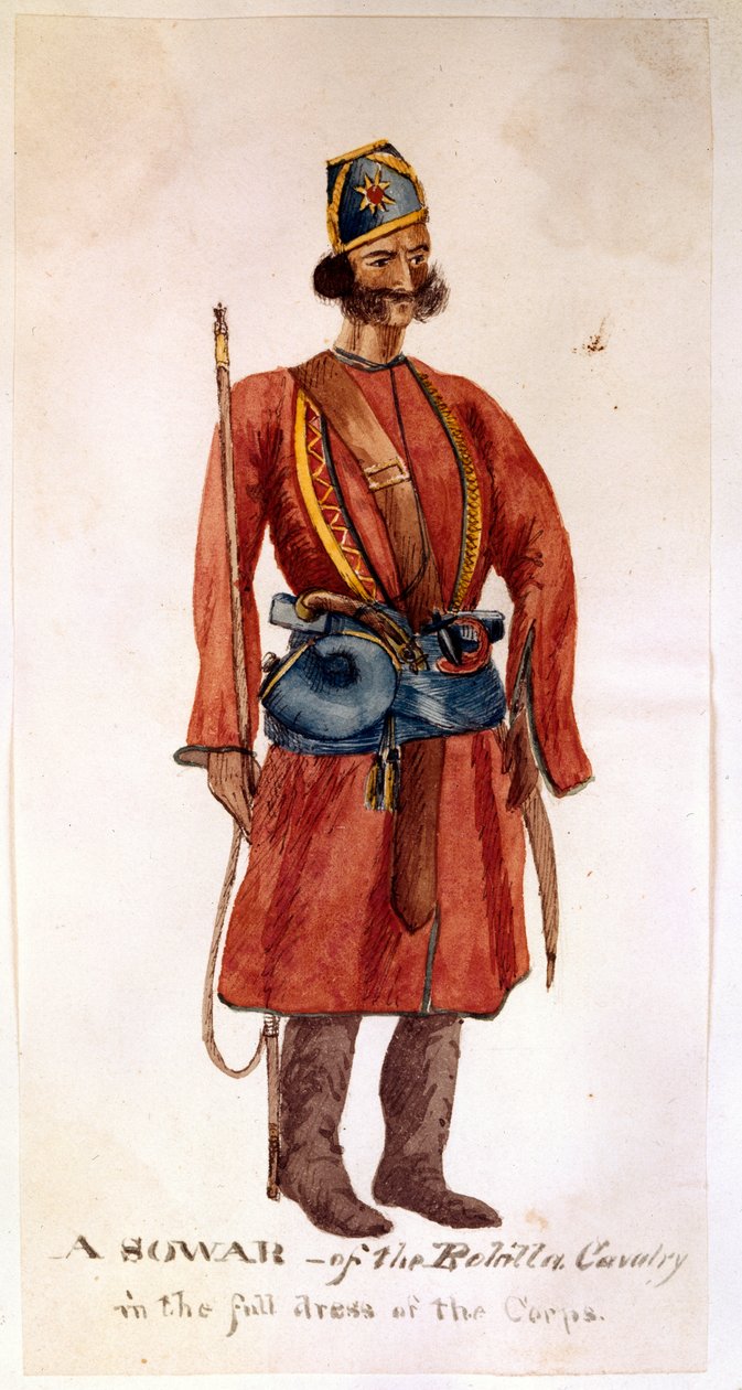 A sowar of the Rohilla Cavalry by Unknown artist