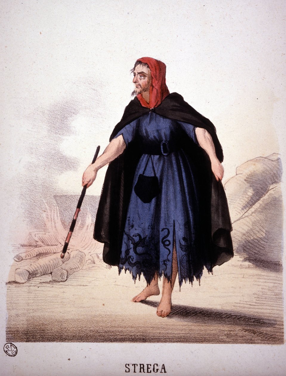 A witch from Macbeth. by Unknown artist