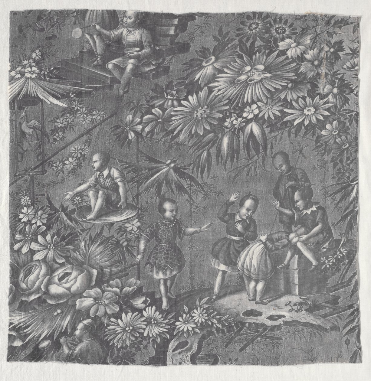 Copperplate Printed Textile by Unknown artist