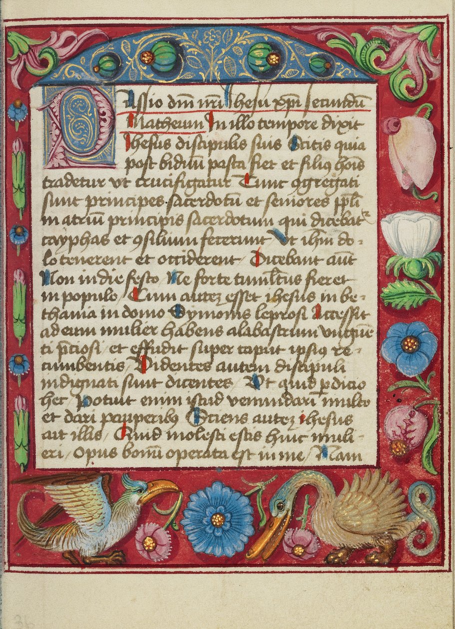 Decorated Text Page by Unknown artist