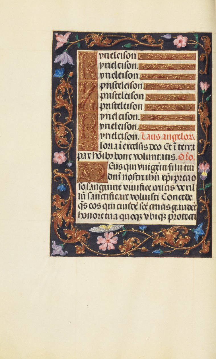 Decorated Text Page by Unknown artist