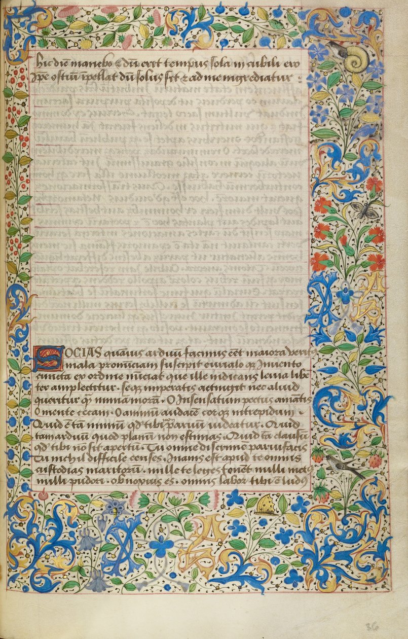 Decorated Text Page by Unknown artist