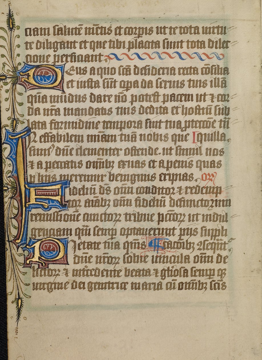 Decorated Text Page by Unknown artist