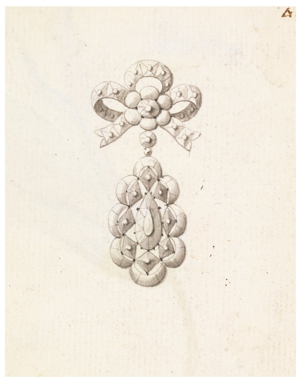 Design for a Brooch by Unknown artist