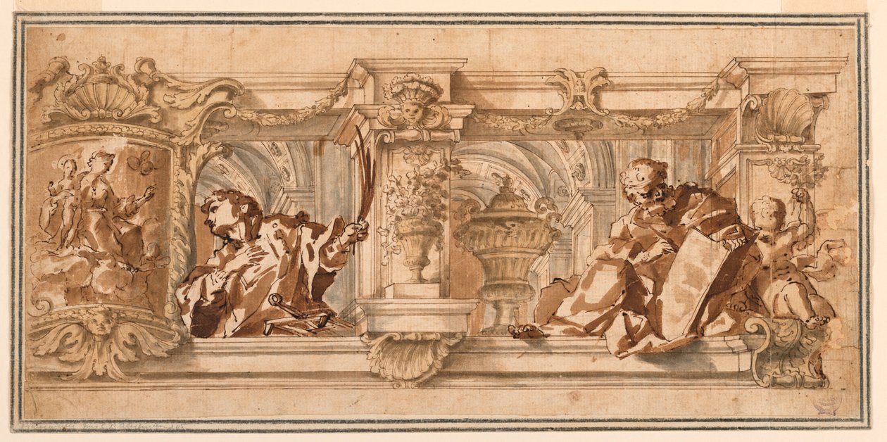 Design for a Ceiling Frieze by Unknown artist