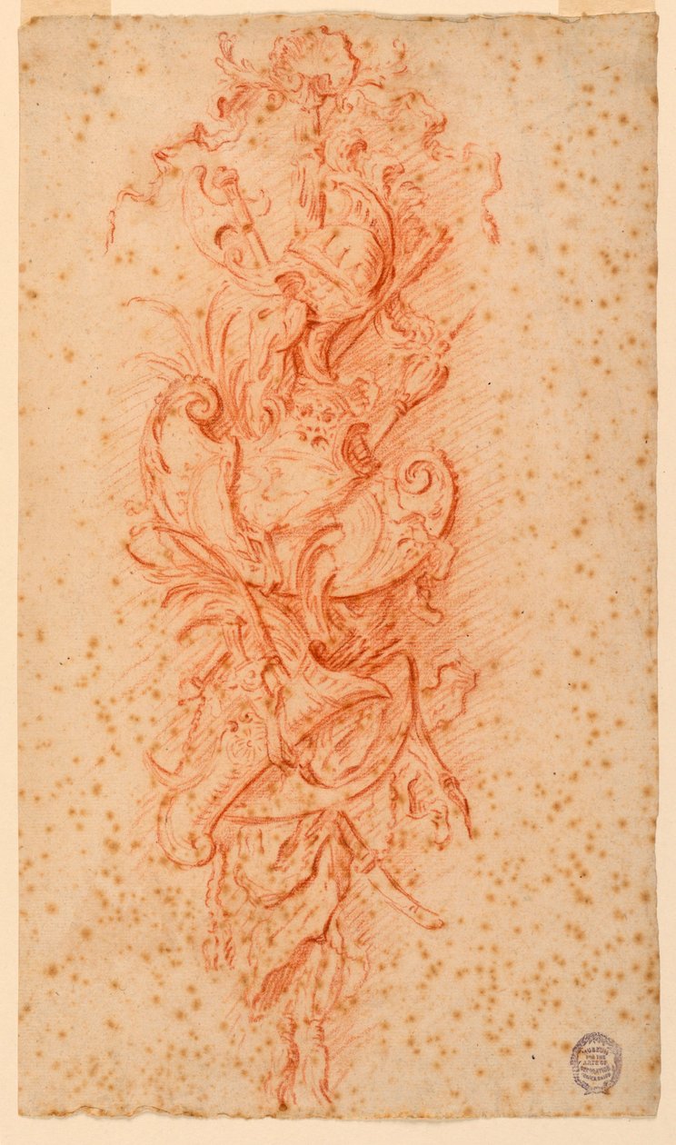 Design for a Trophy of Arms by Unknown artist