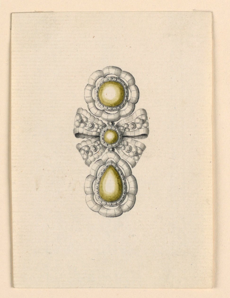 Design for an Earring by Unknown artist