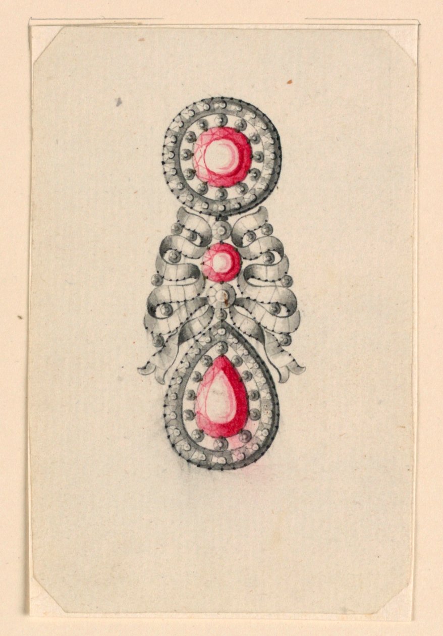 Design for an Earring by Unknown artist