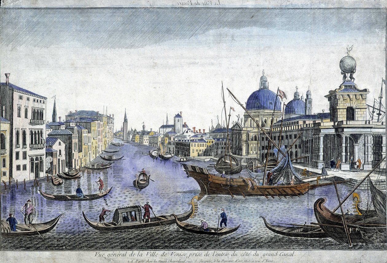 General view of Venice (engraving) by Unknown artist