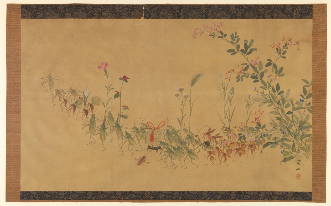 Insect Daimyo Procession by Unknown artist