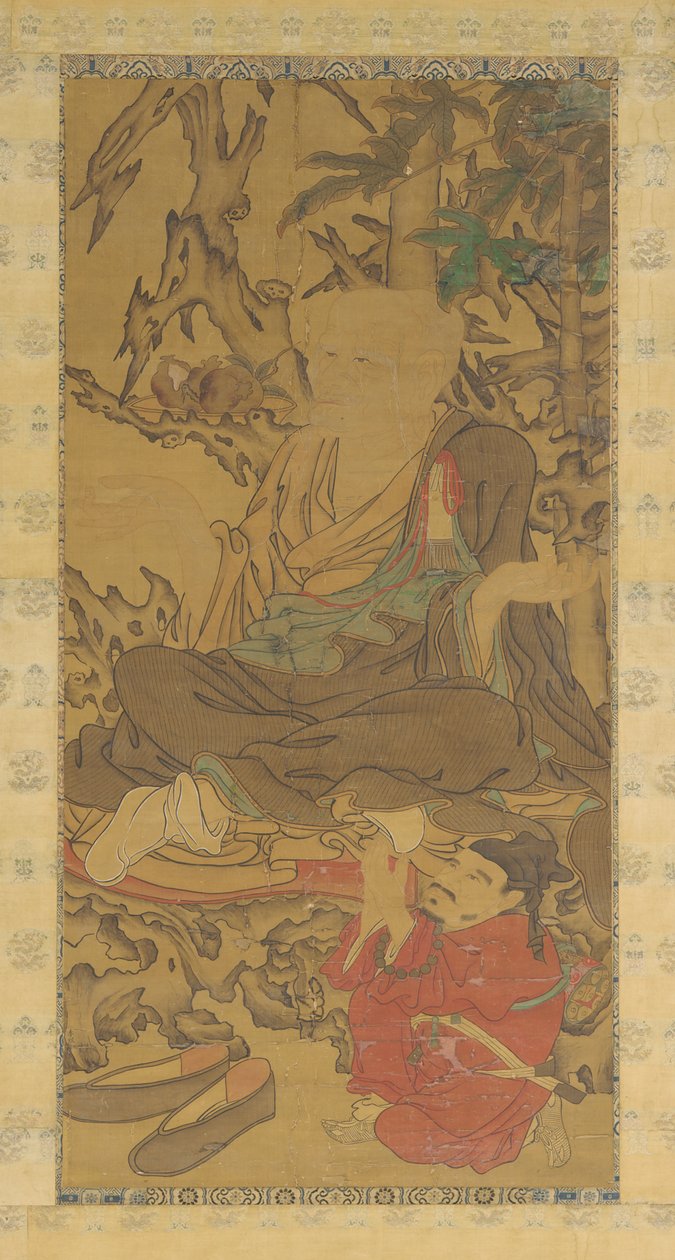 Luohan and Attendant by Unknown artist