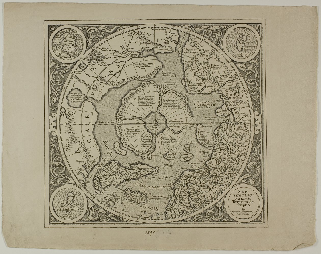 Map of the Mercator Projection by Unknown artist