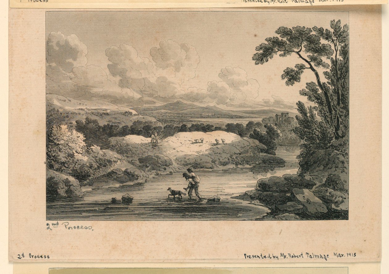 Pastoral Scene, 2nd Process by Unknown artist