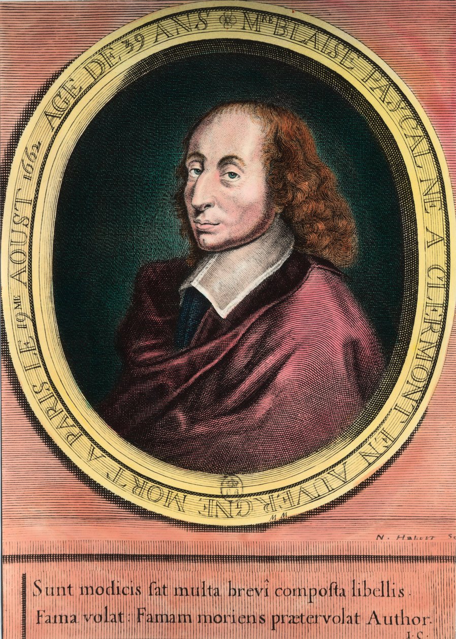 Portrait of Blaise Pascal by Unknown artist
