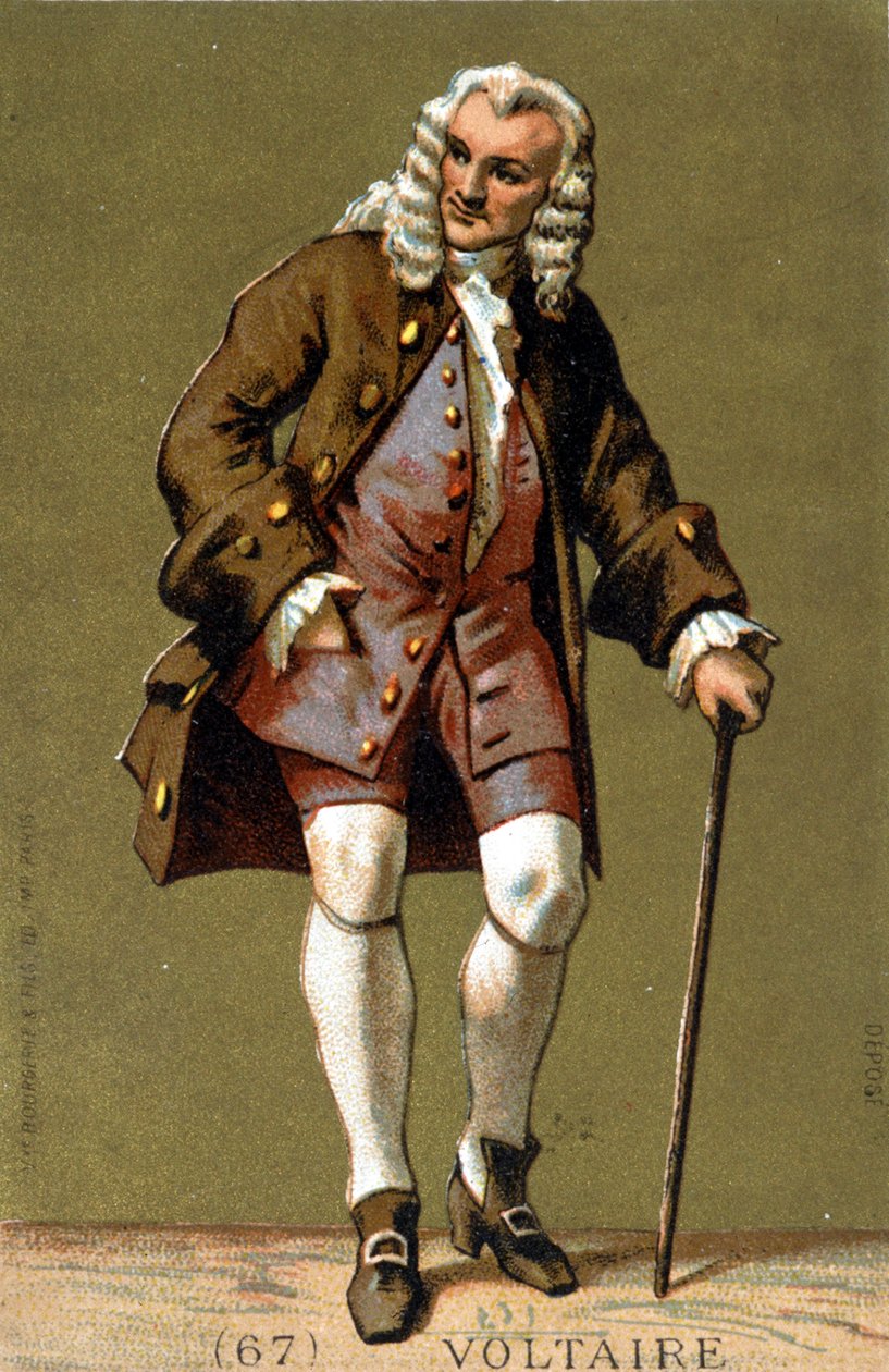 Portrait of Voltaire on foot by Unknown artist