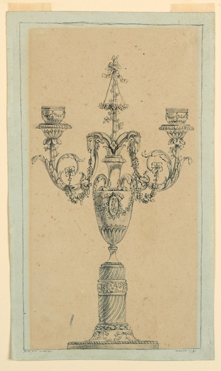 Project for a Candelabrum by Unknown artist