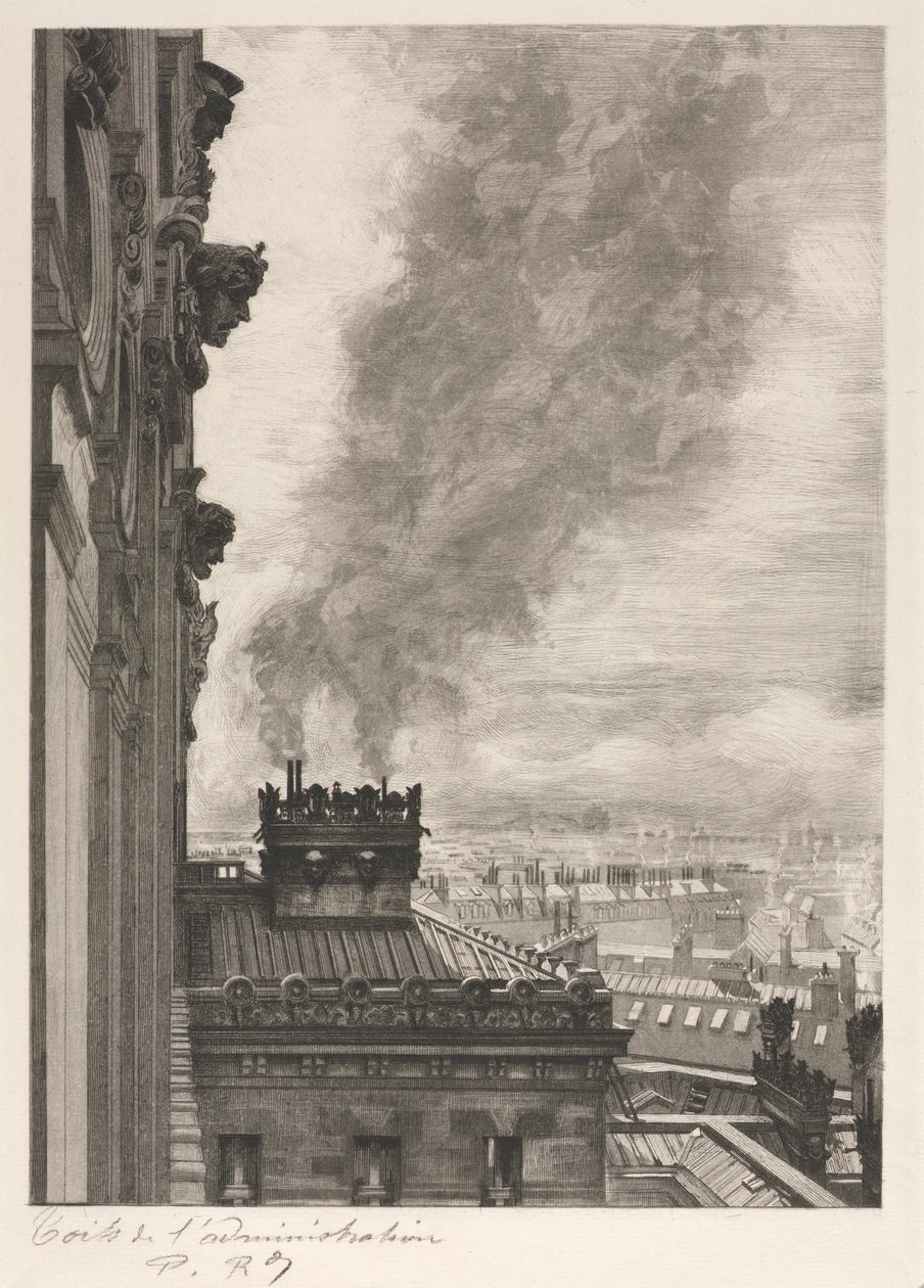 Rooftops of the Administration Building by Unknown artist