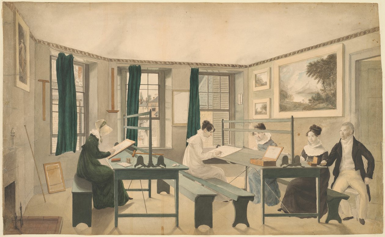 The Drawing Class by Unknown artist