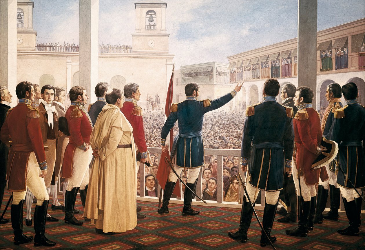 The Declaration of Independence of Peru by Unknown artist