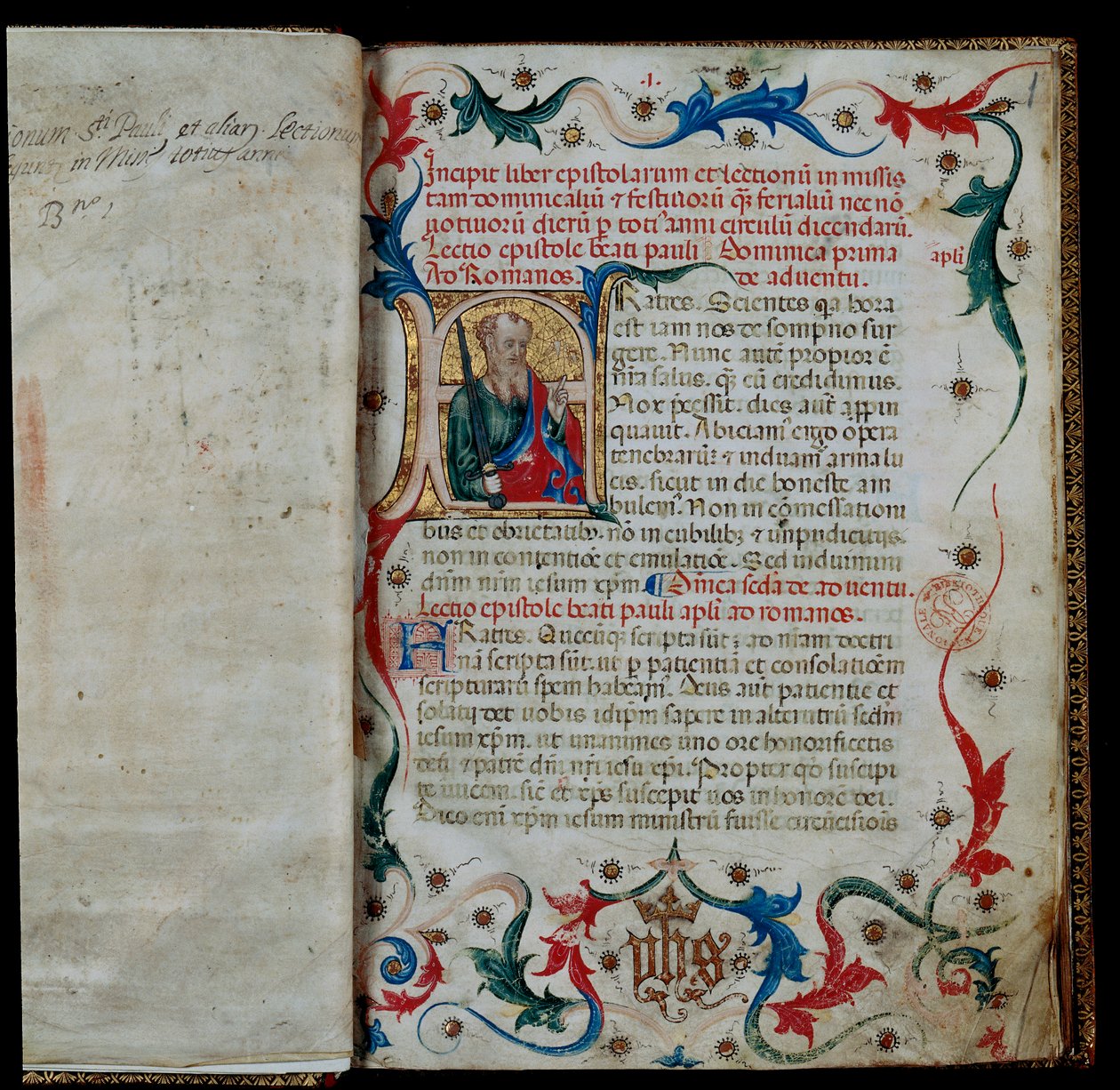 The Incipit of a Lectionary by Unknown artist