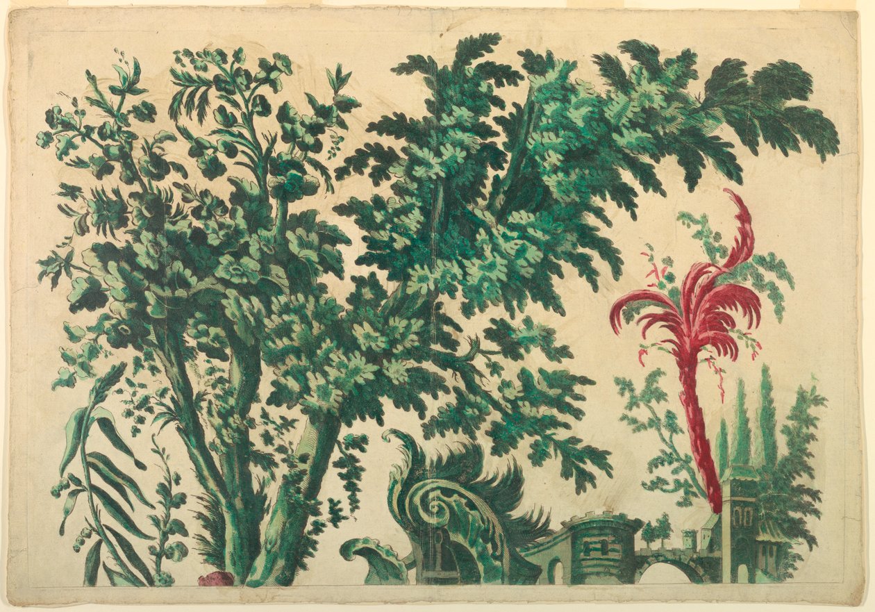 Top Part of an Ornamental Panel by Unknown artist