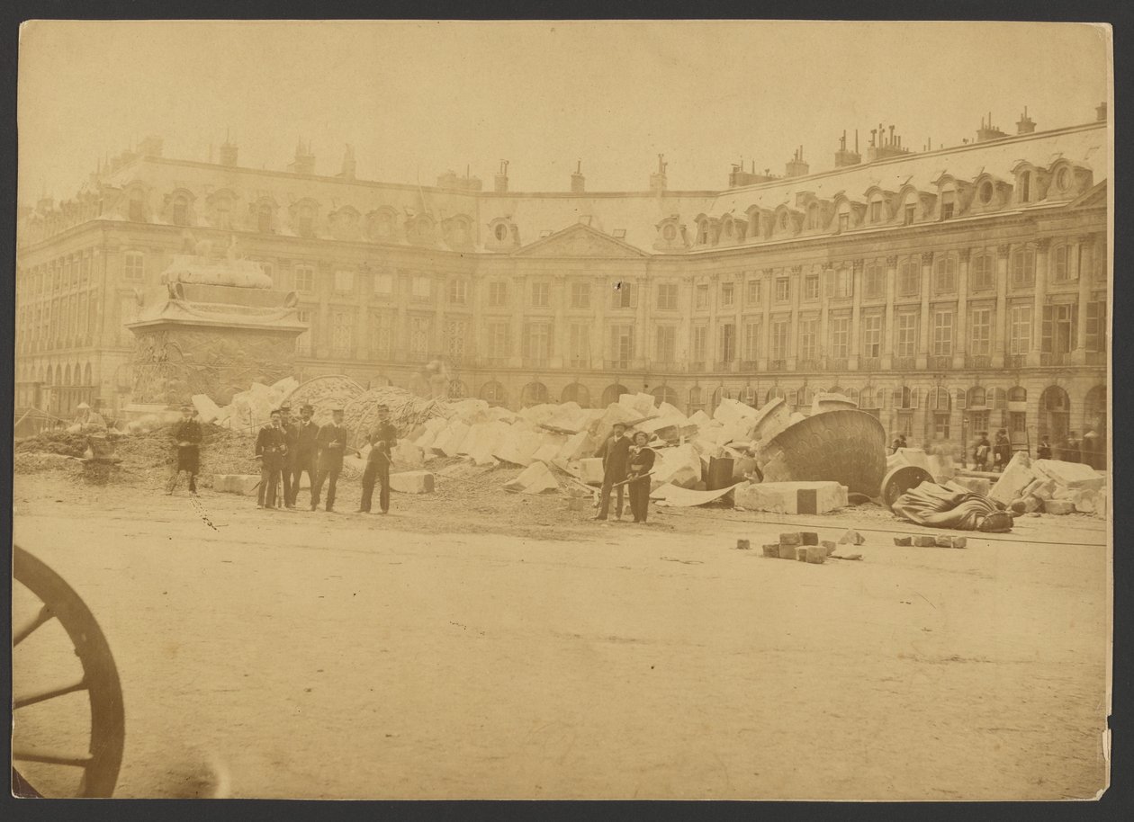 [Vendome Column in Ruins] by Unknown artist