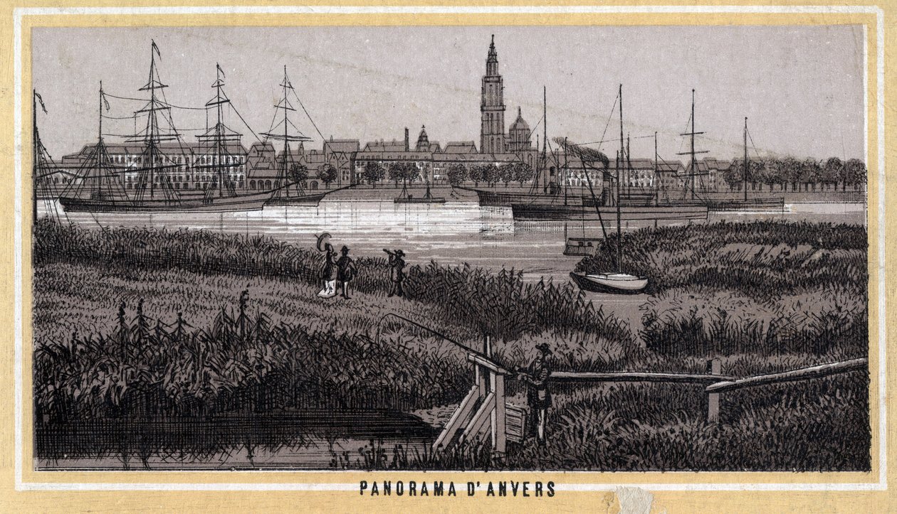 View of Antwerp, Belgium (Flemish region) by Unknown artist