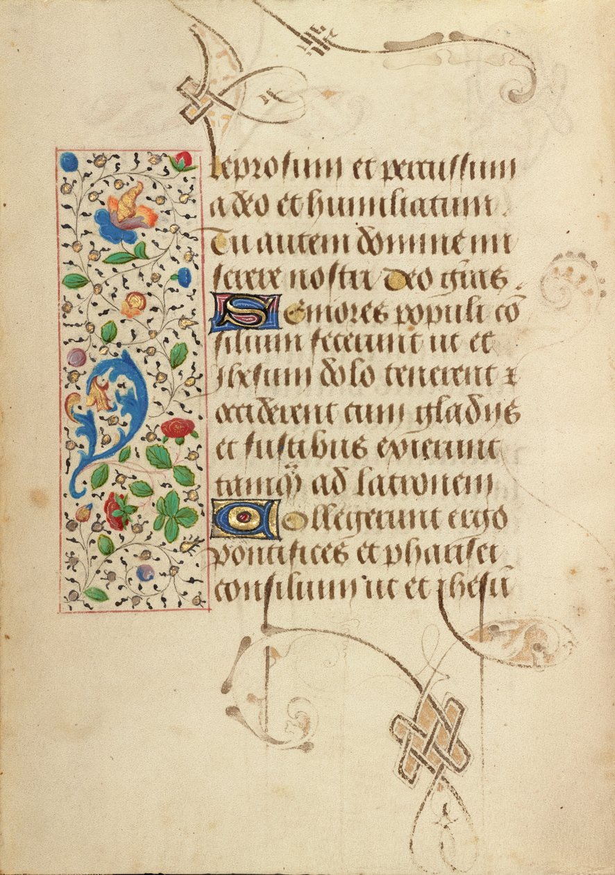 Decorated Text Page by Unknown artist/maker