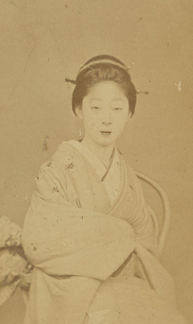 Seated Japanese Woman by Unknown artist/maker