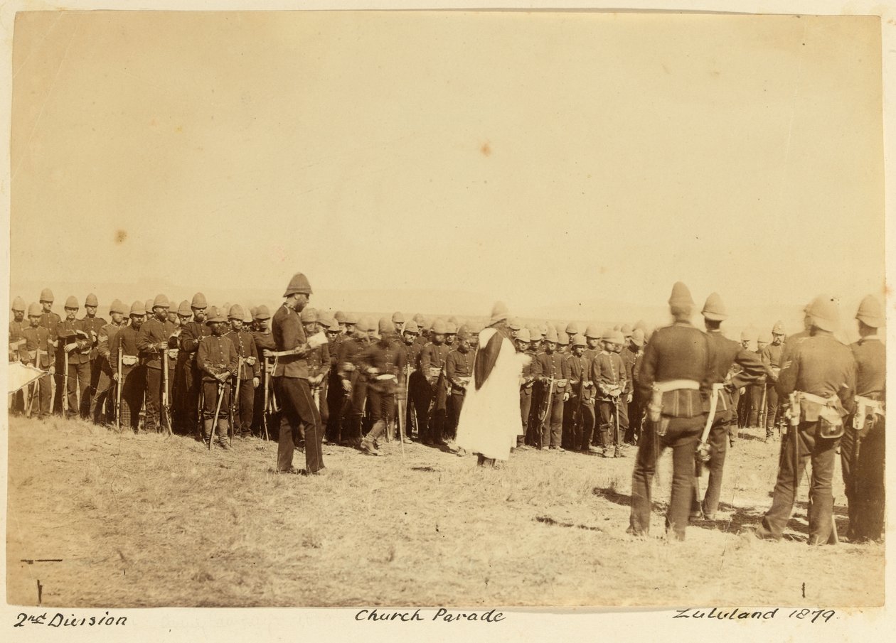 2nd Division Church Parade, Zululand by Unknown photographer