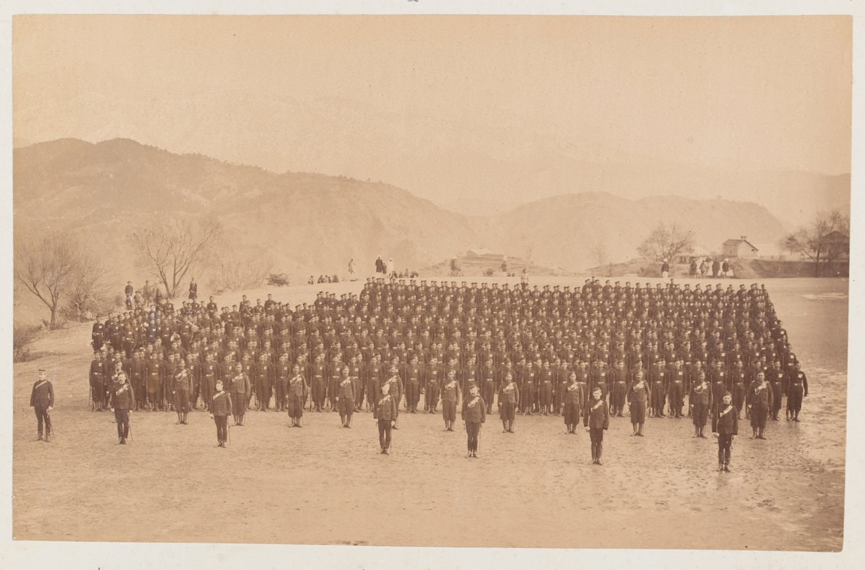 4th Gurkha (Rifle) Regiment at Parade by Unknown photographer