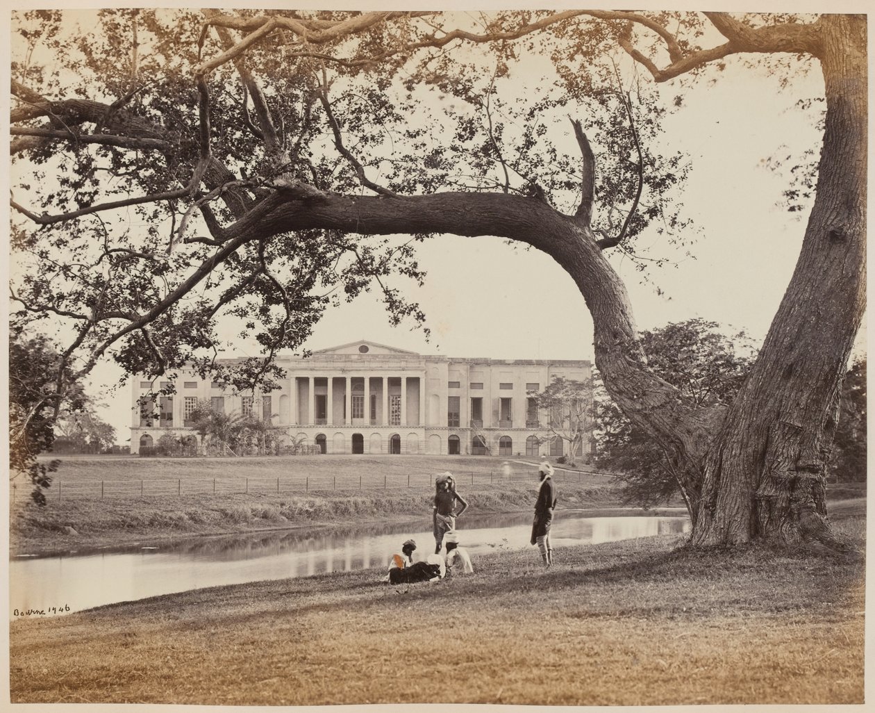 Government House, Barrackpore, from the South by Unknown photographer