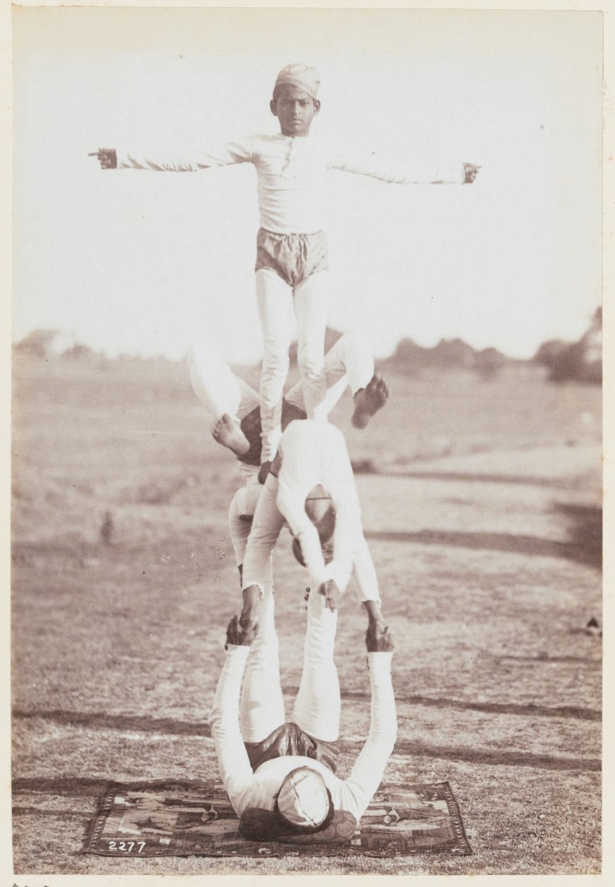 Gymnastics at the Camp of Exercise, Delhi by Unknown photographer