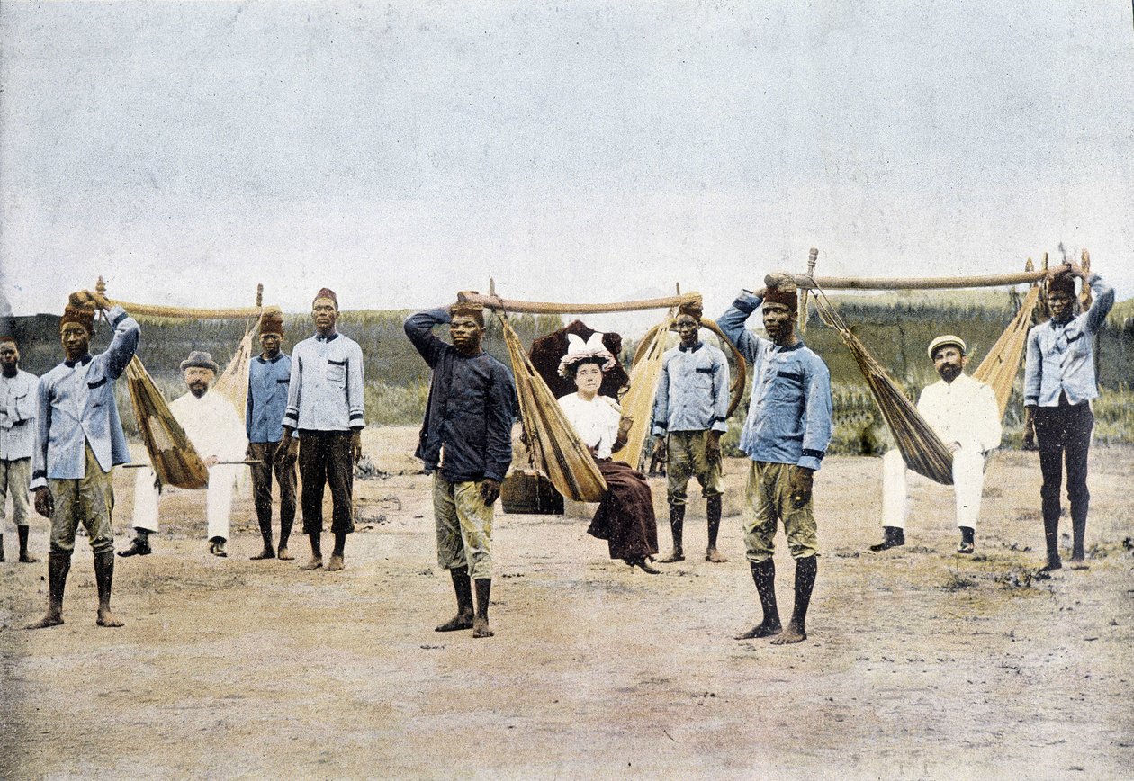 Hamaquaria in Dahomey (Benin), Late 19th Century by Unknown photographer