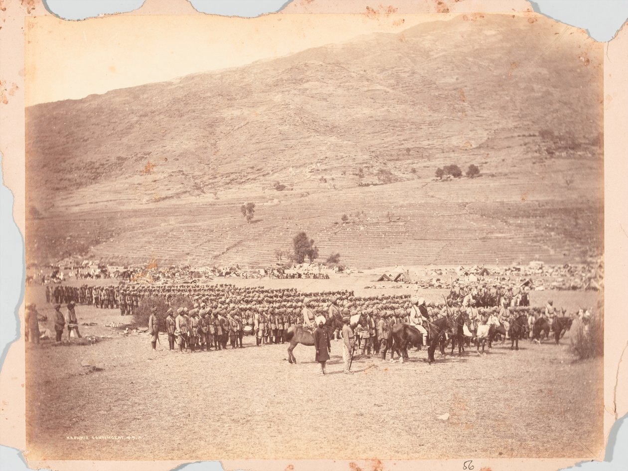 Kashmir Contingent of the Black Mountain expedition by Unknown photographer