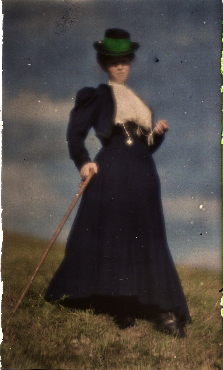 Miss Mary in the Blue Costume by Unknown photographer
