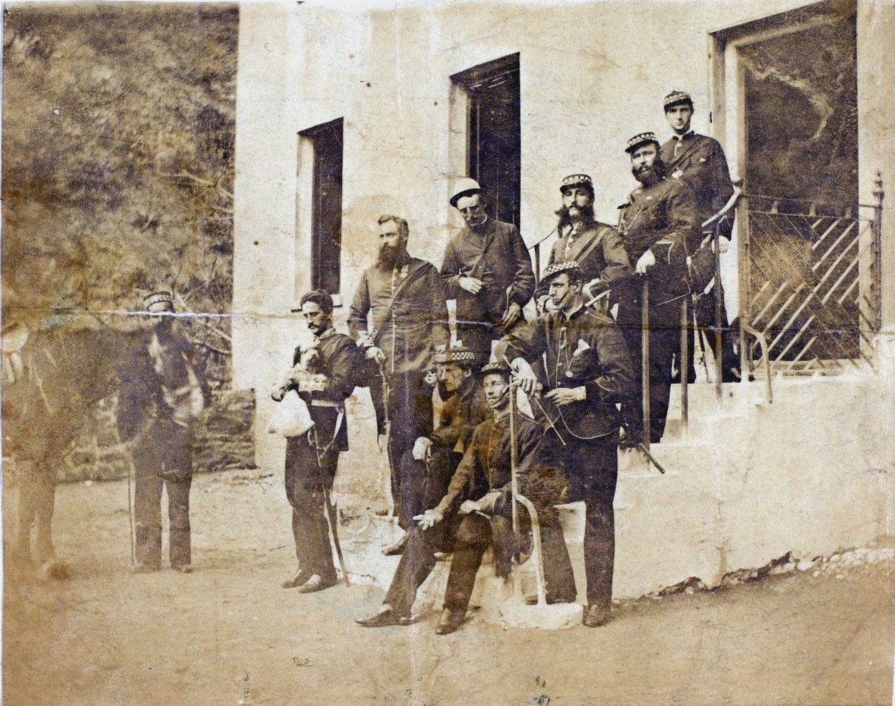 Officers of the 99th by Unknown photographer