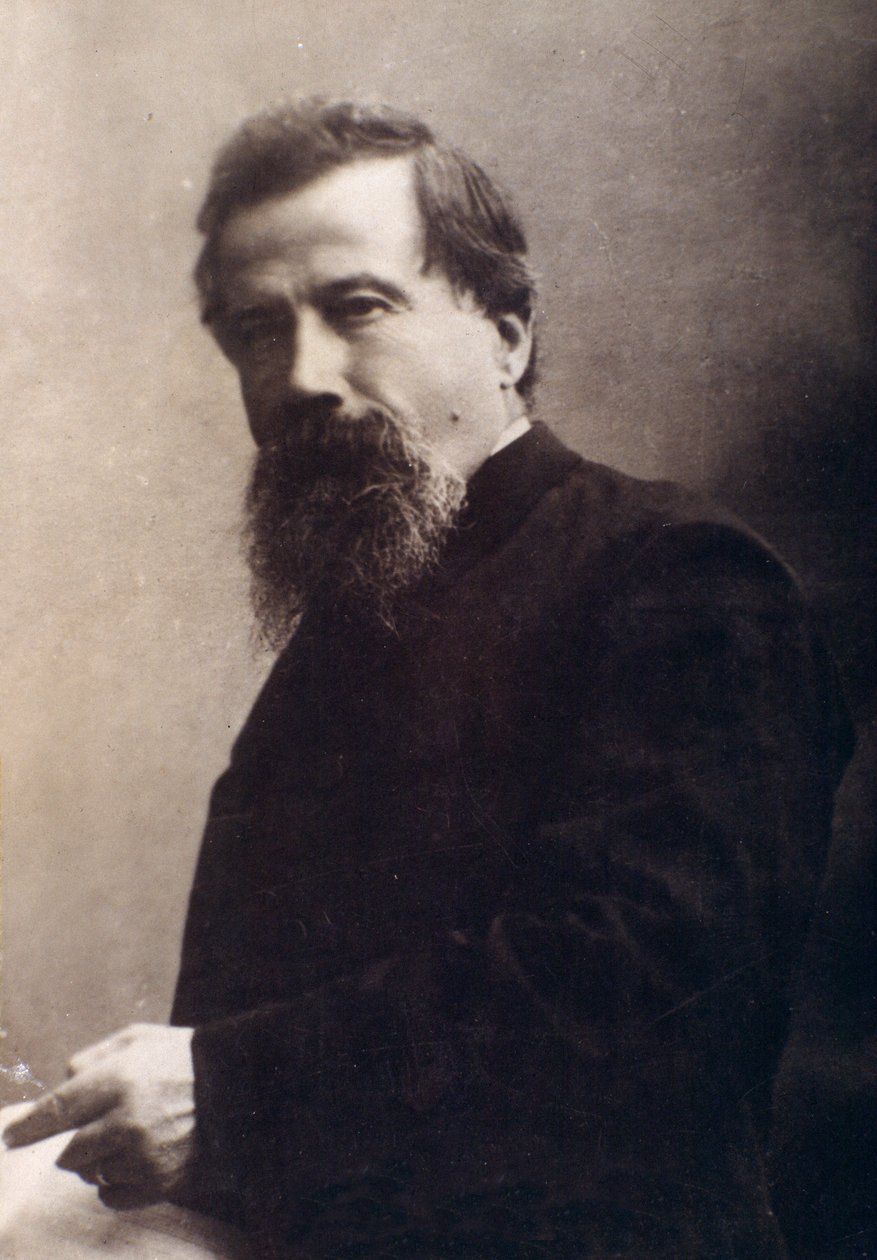 Portrait of Amilcare Ponchielli (b/w photo) by Unknown photographer