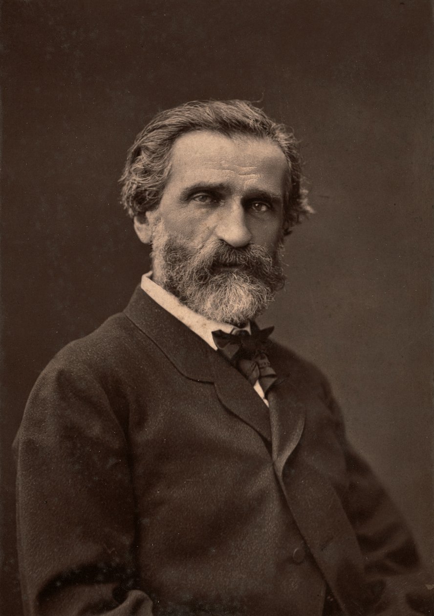 Portrait of Giuseppe Verdi by Unknown photographer