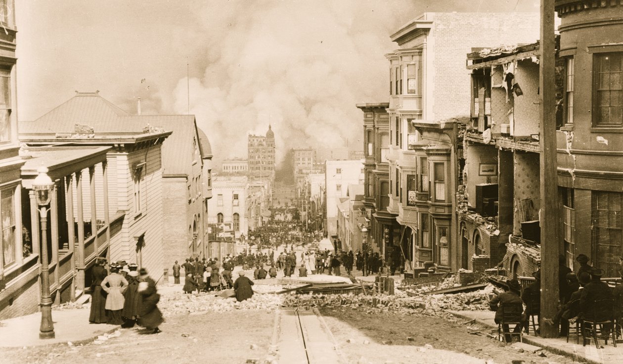San Francisco Earthquake and Fire by Unknown photographer