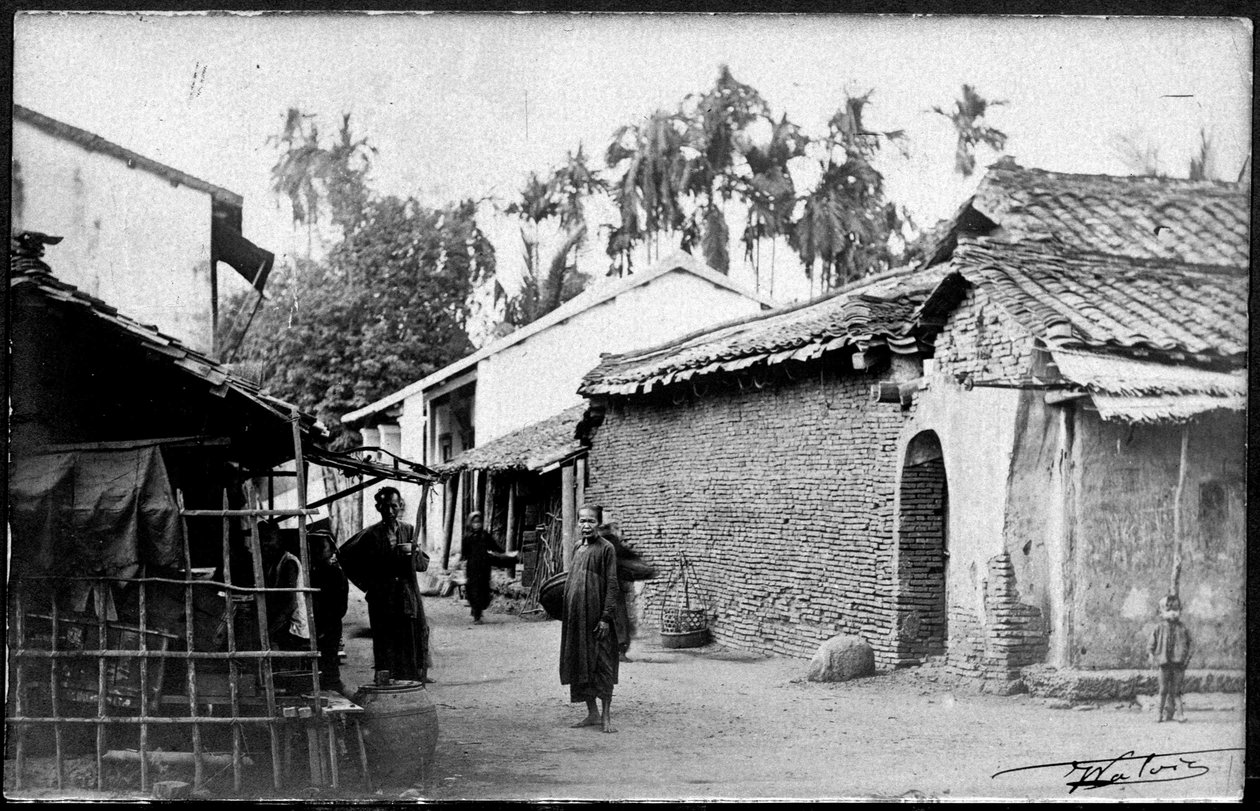 Tonkin Village c. 1890 by Unknown photographer