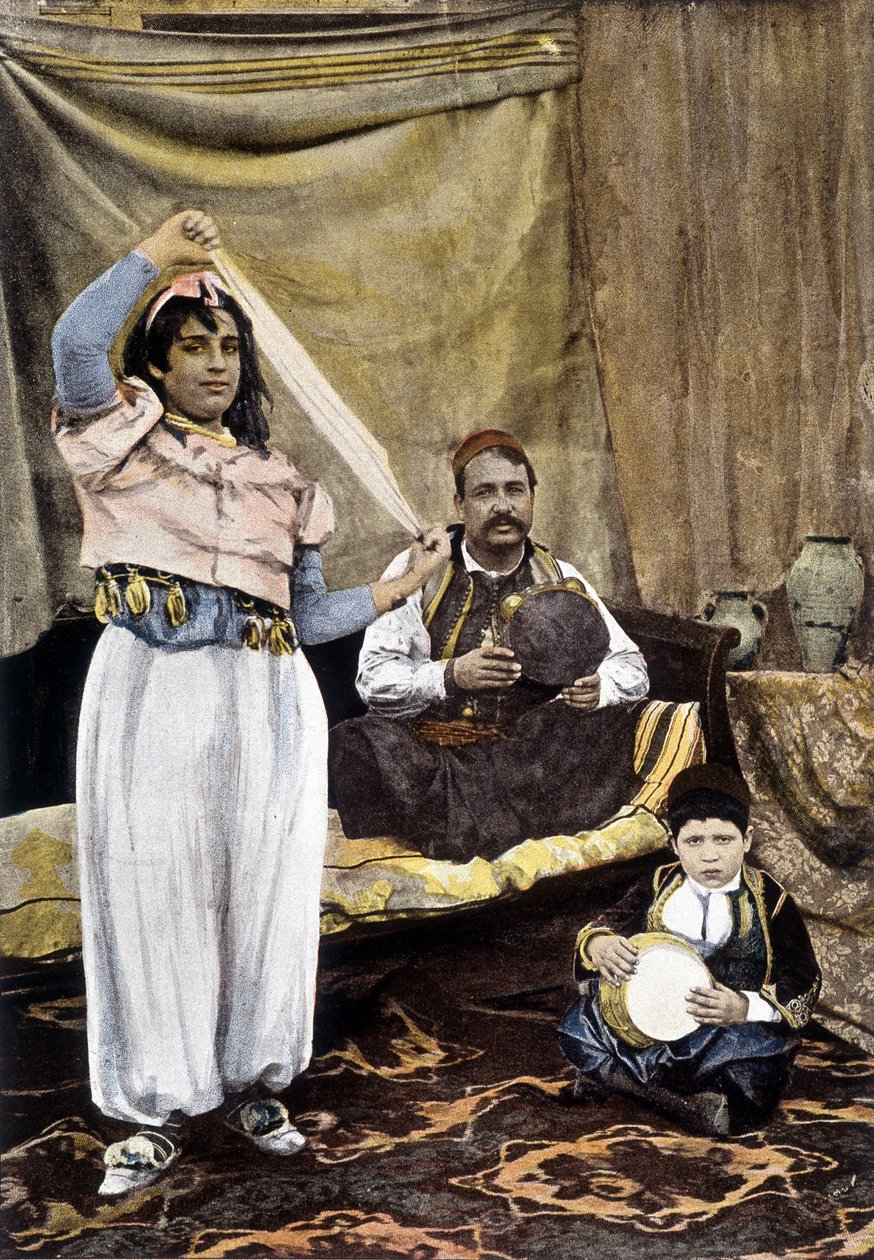 Tunisian dancer by Unknown photographer