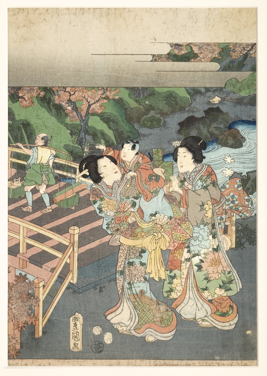 Autumn by Utagawa Kunisada