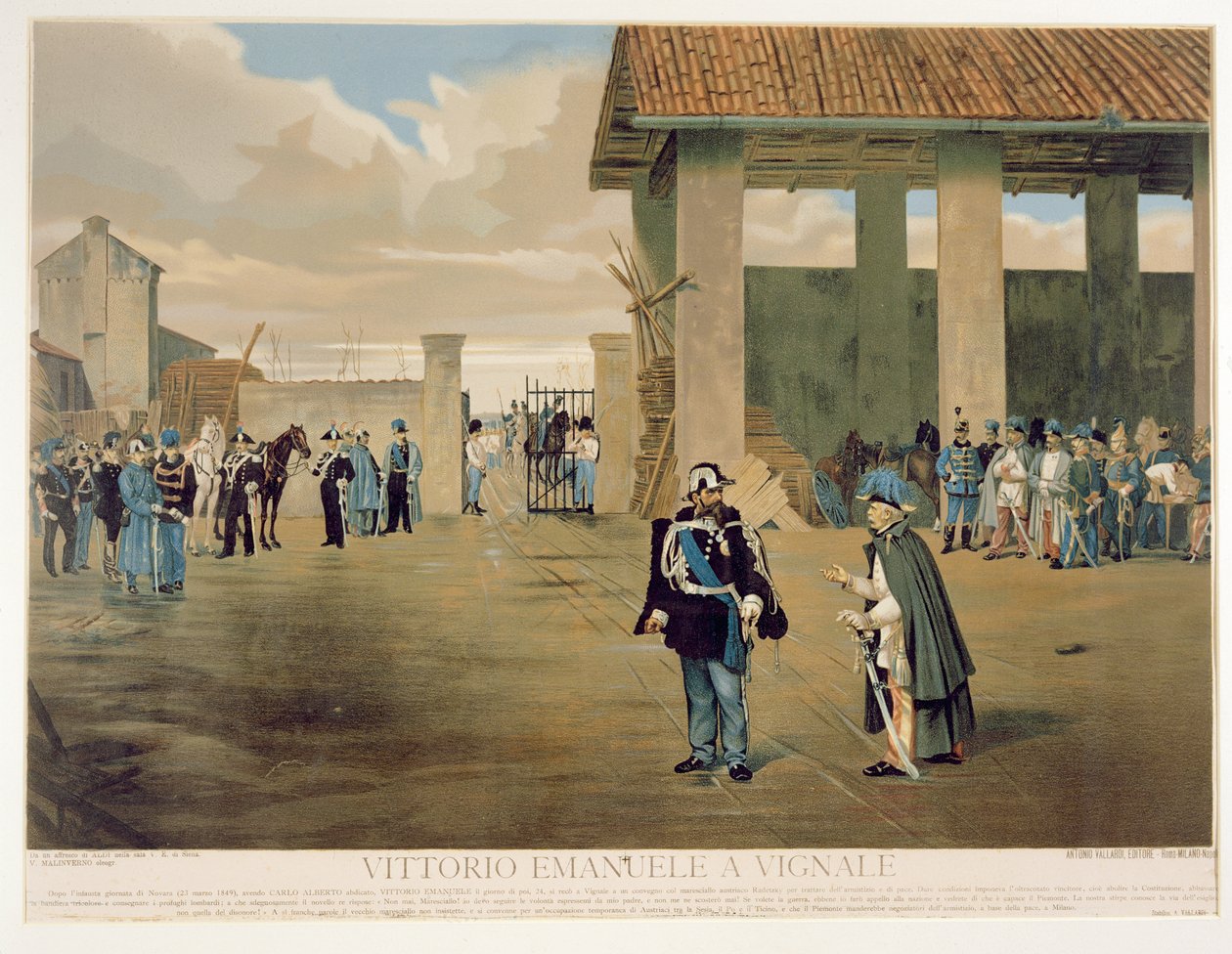 The Armistice of Vignale by V. Malinverno