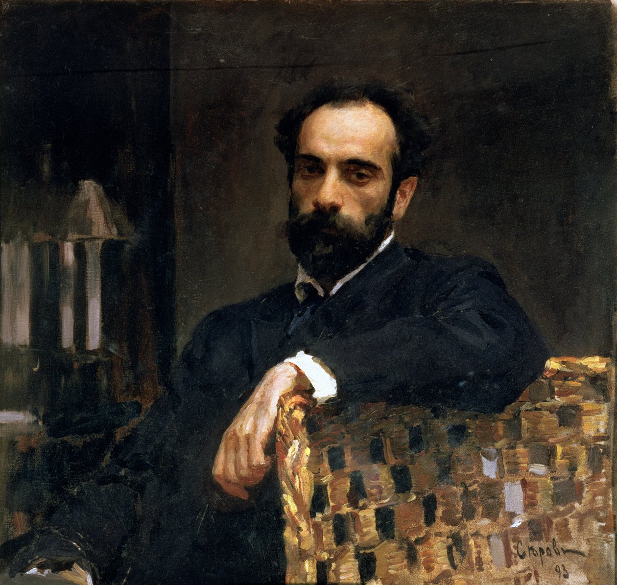 Portrait of the Artist Isaak Ilyich Levitan, 1893 by Valentin Aleksandrovich Serov