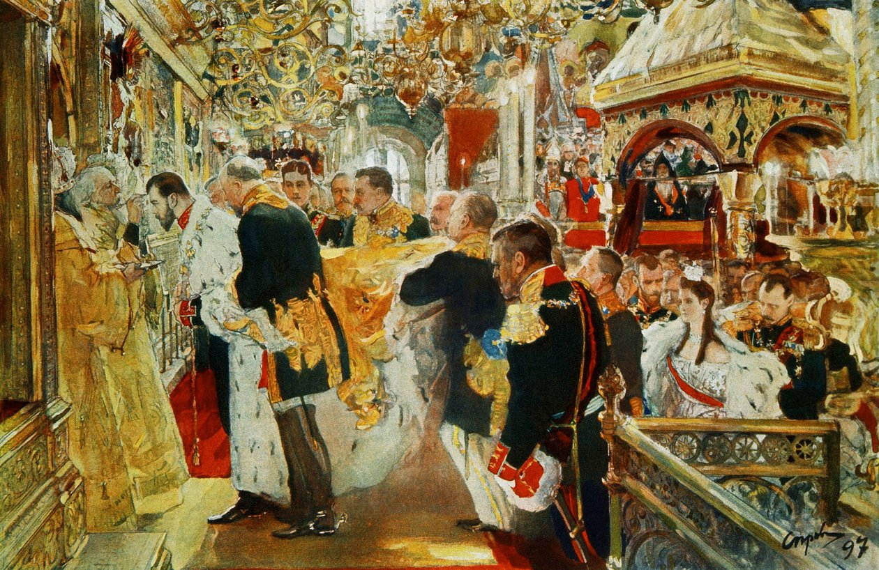 Emperor Nikolai Aleksandrovich by Valentin Aleksandrovich Serov