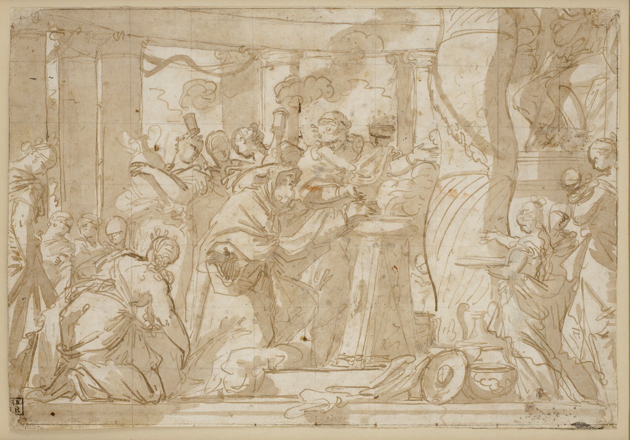 The Idolatry of Solomon by Valentin Lefèvre