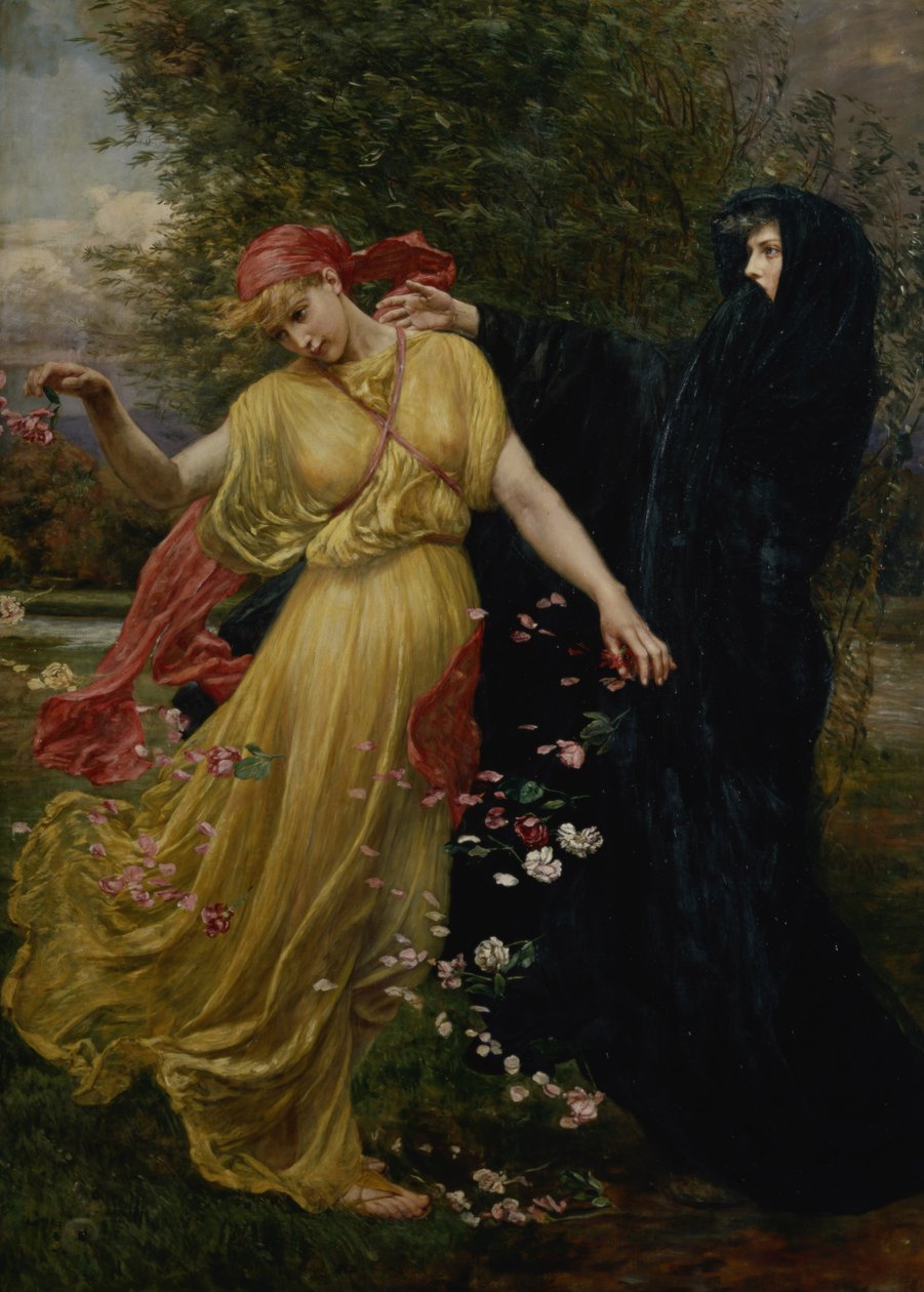 At The First Touch of Winter, Summer Fades Away by Valentine Cameron Prinsep